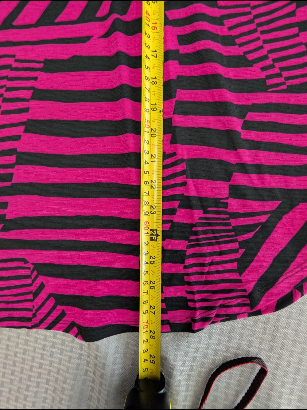 Dear Scarlett Women's Black & Magenta 3/4 Sleeve Lizzy Blouse Sz S,M,L New - Picture 11 of 14
